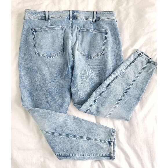 Lane Bryant Jegging Jeans Women's Plus Size 24 Blue Denim Flex Magic Waistband H - Picture 6 of 8